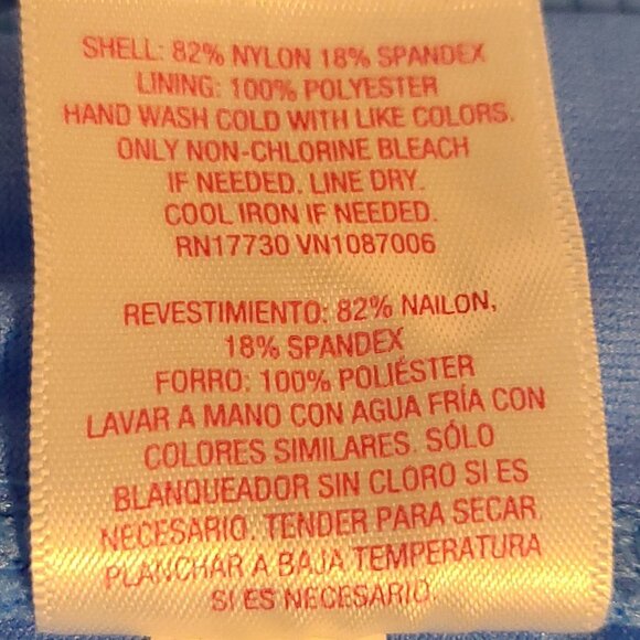 BEACHBABE STYLE- XHILARATION PLUS RIBBED HIGH-WAIST & LEG BIKINI BOTTOM/BLUE - Picture 3 of 8